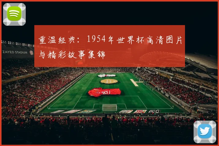 重温经典：1954年世界杯高清图片与精彩故事集锦