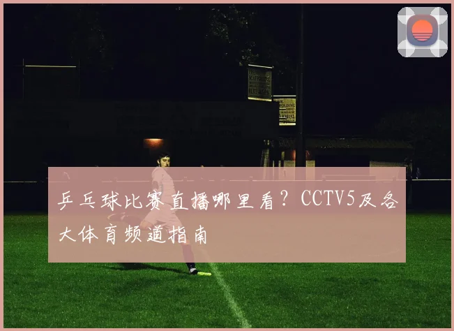 乒乓球比赛直播哪里看？CCTV5及各大体育频道指南